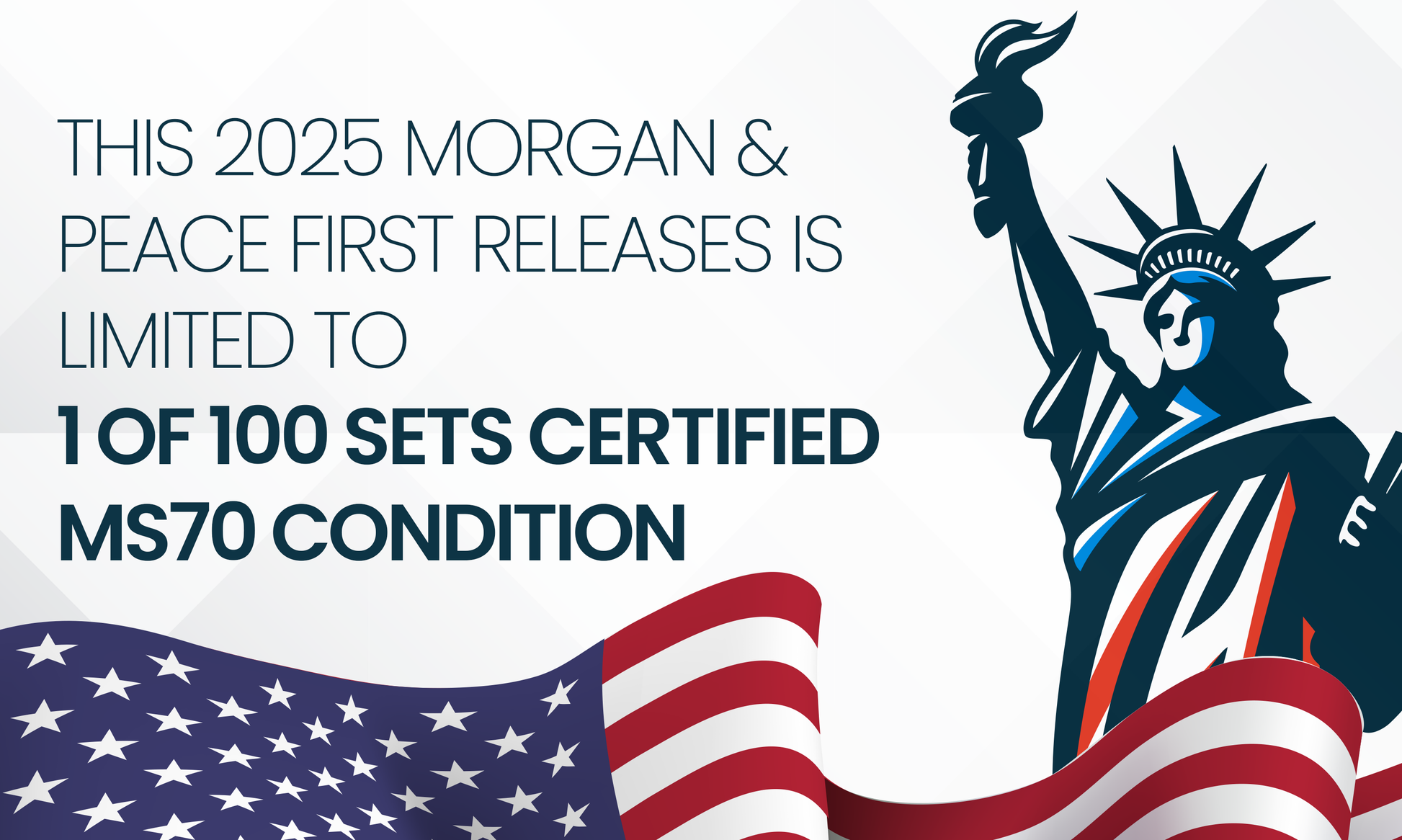2025 Morgan and Peace Dollar Set - United We Stand - NGC MS70 Early Releases - CoinsTV