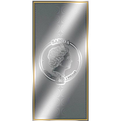 Game of Thrones - House of the Dragon Targaryen Silver Note - DELUXE Packaging Samoa