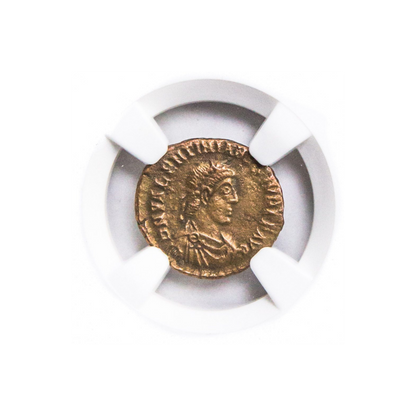 Ancient Roman Bronze Coin - Roman AE4 of Valentinian II AD 375-392 - NGC XF