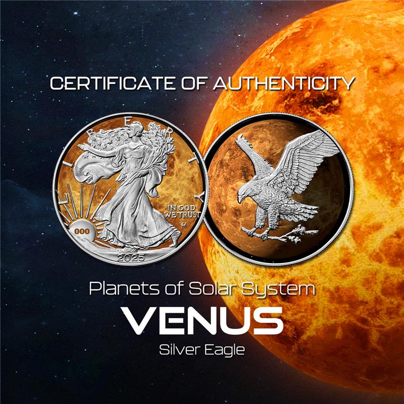 2025 Venus Silver Eagle - Planets of the Solar System Series