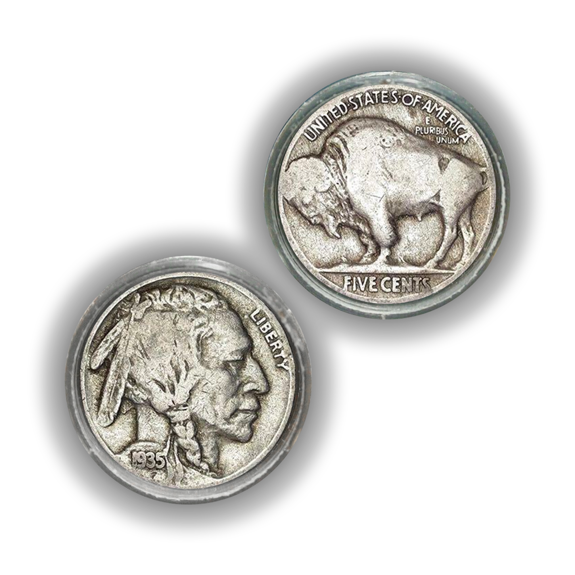 Vintage Buffalo Nickel - Circulated Roll of 40 - CoinsTV