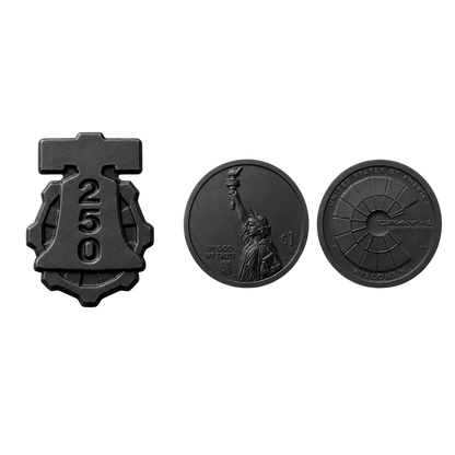 2026-P Wisconsin Supercomputer Innovation Dollar - ICG Brilliant Uncirculated – Black Ruthenium Plated