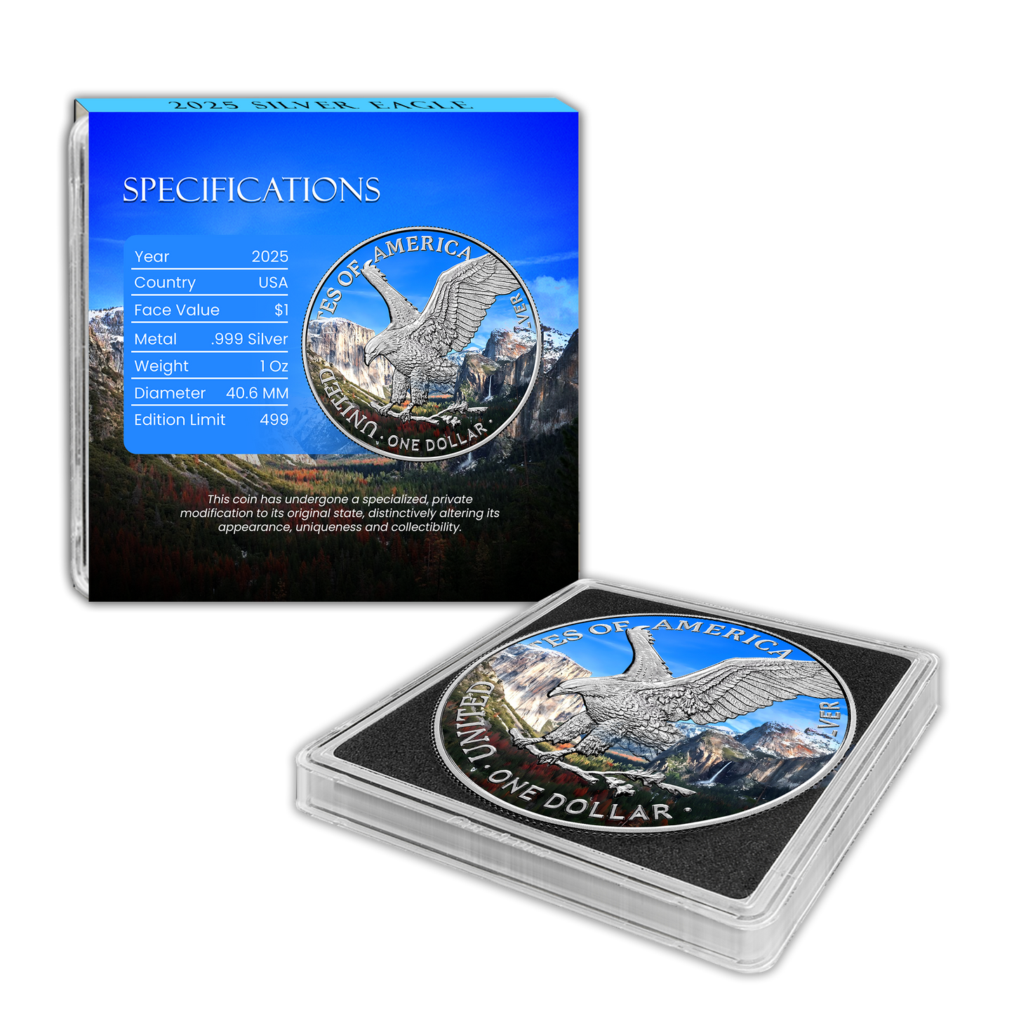 2025 Silver Eagle – Yosemite - National Parks Series