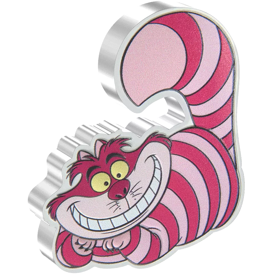 2025 Disney - Alice in Wonderland - Cheshire Cat 2oz Silver Coin - CoinsTV