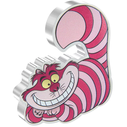 2025 Disney - Alice in Wonderland - Cheshire Cat 2oz Silver Coin - CoinsTV