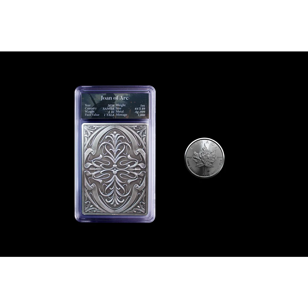 2026 Samoa Joan of Arc 1 oz Silver Coin