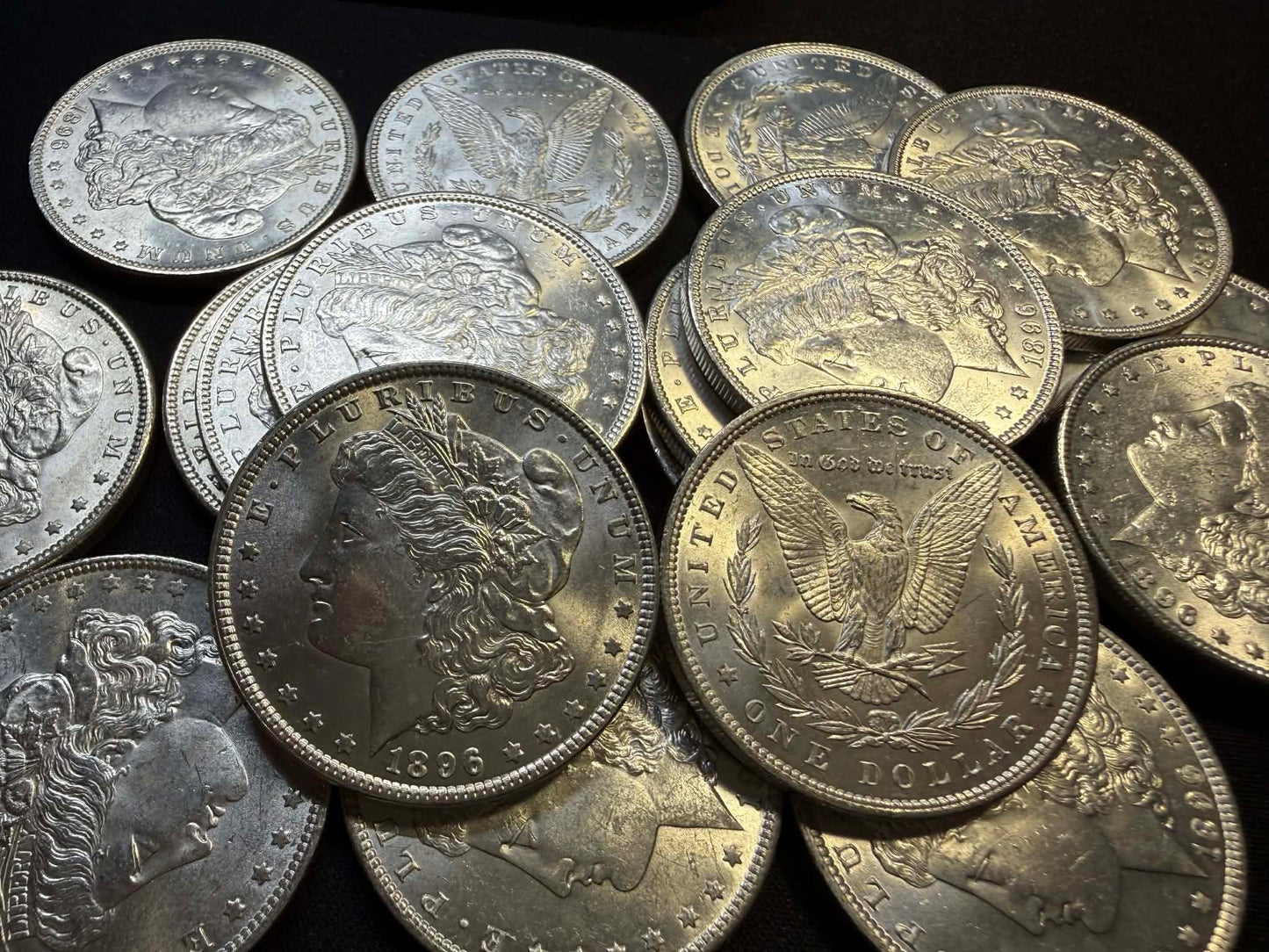1896 Morgan Silver Dollar Philadelphia - Brilliant Uncirculated - CoinsTV