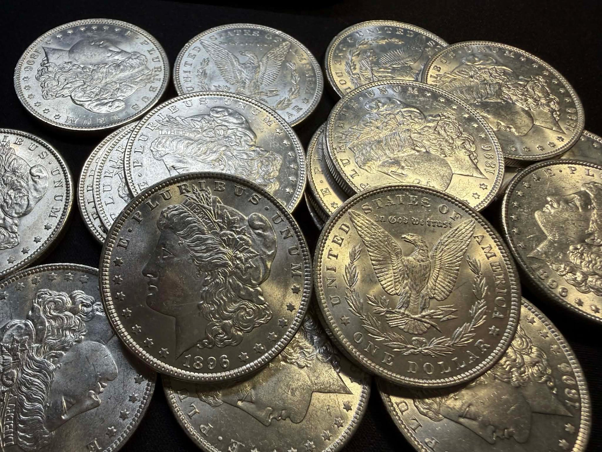 1896 Morgan Silver Dollar Philadelphia - Brilliant Uncirculated - CoinsTV