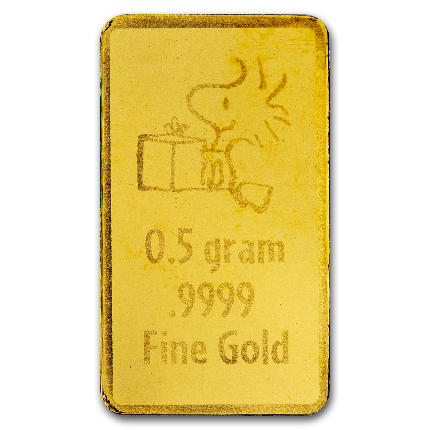 2025 Peanuts Christmas 0.5g Gold Coin in Card - CoinsTV