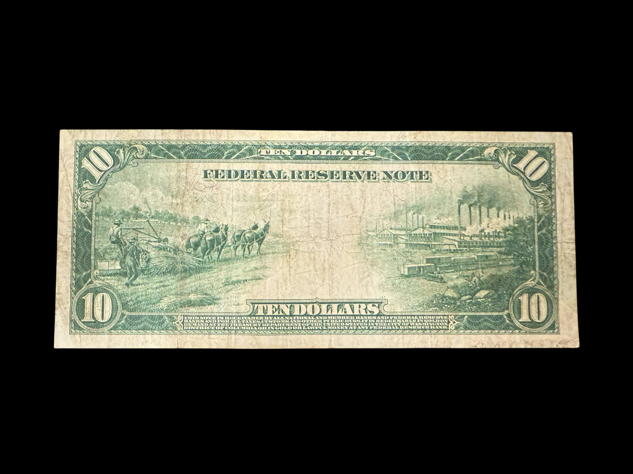 1914 $10 Federal Reserve Note - The First Ever - CoinsTV