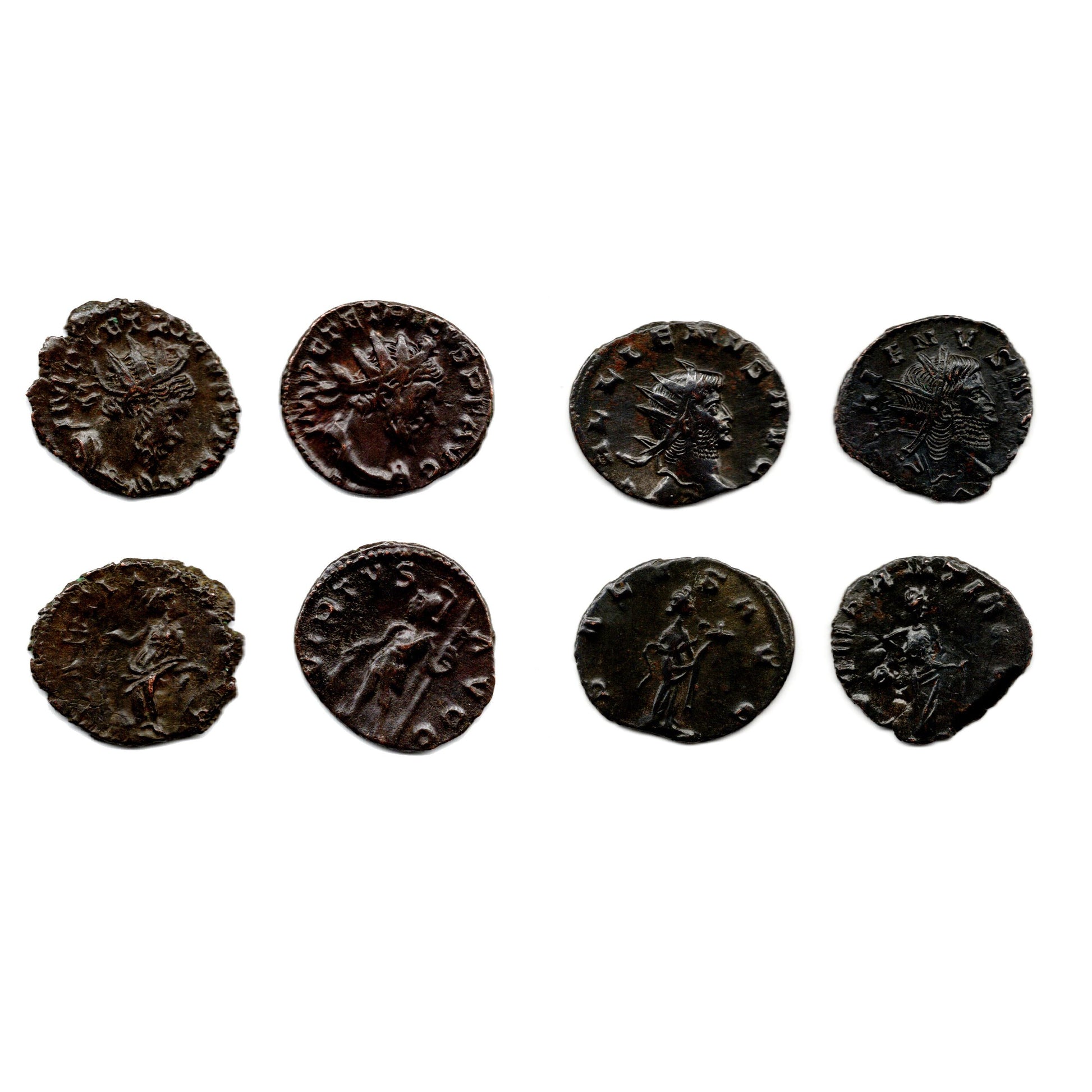 Roman Age of Chaos: Rise of the Thirty Tyrants - Four Coin Clear Box Set - CoinsTV