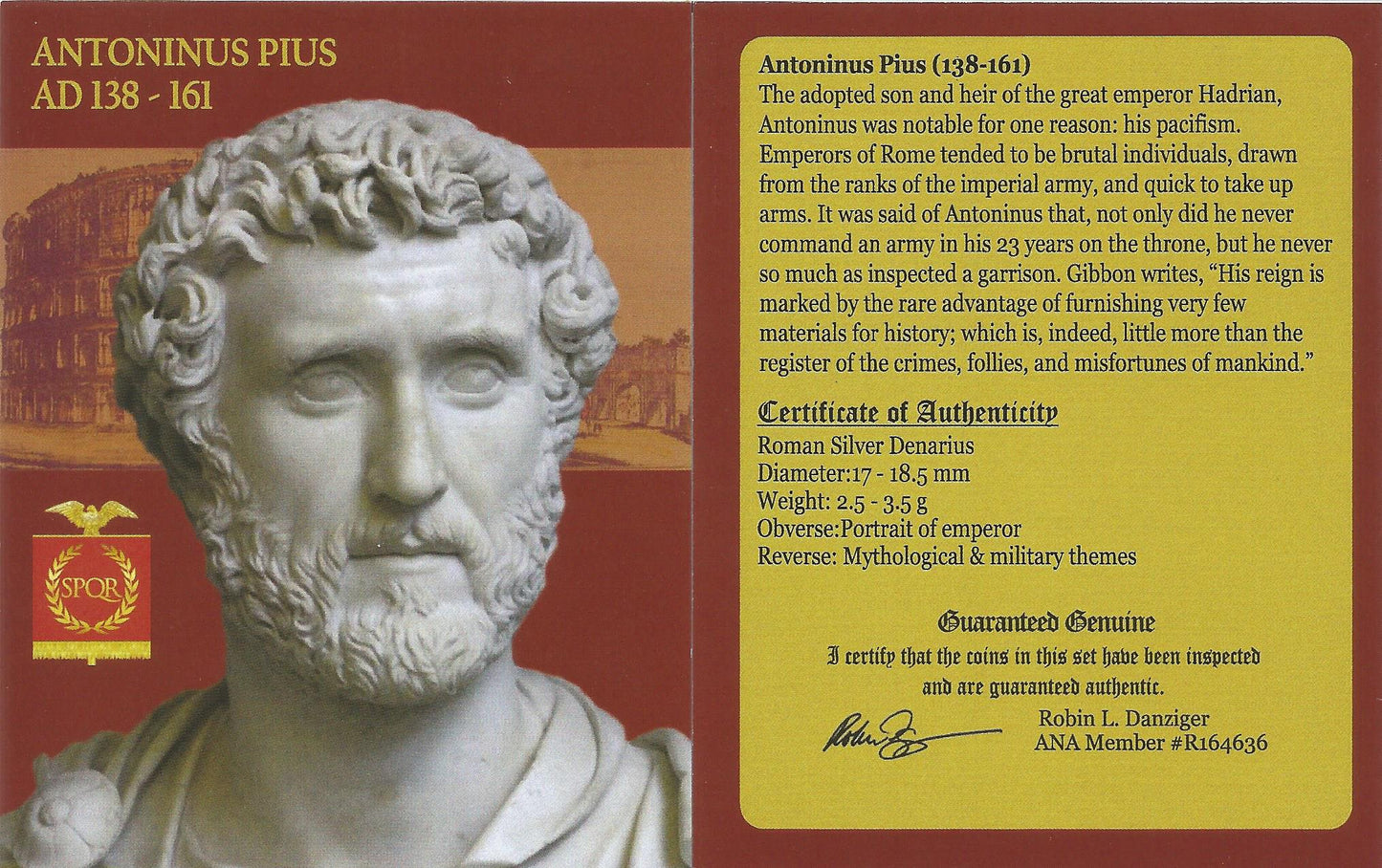 Ancient Roman Silver - Denarius of Antoninus Pius AD 138-161 - NGC VF - CoinsTV