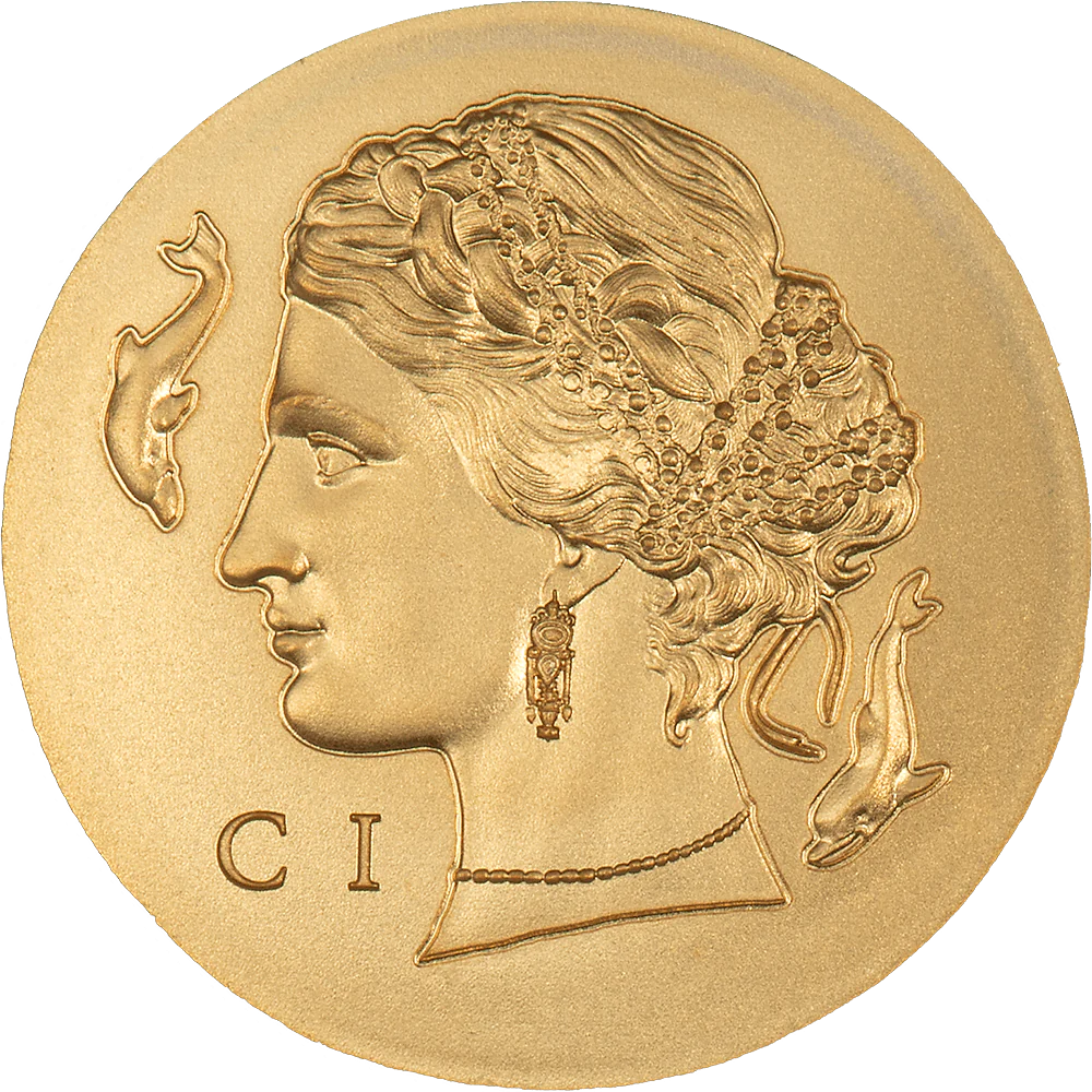 2023 Numismatic Icons Arethusa - .9999 0.5g Gold - CoinsTV