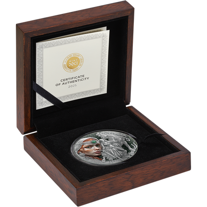2025 Cameroon Femina Bellator Celtic 2 oz Silver Coin - CoinsTV