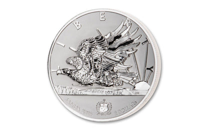 2024 Samoa $2 Light of Liberty Natanya Van Niekerk 1 oz Silver High Relief Enhanced Reverse Proof - CoinsTV