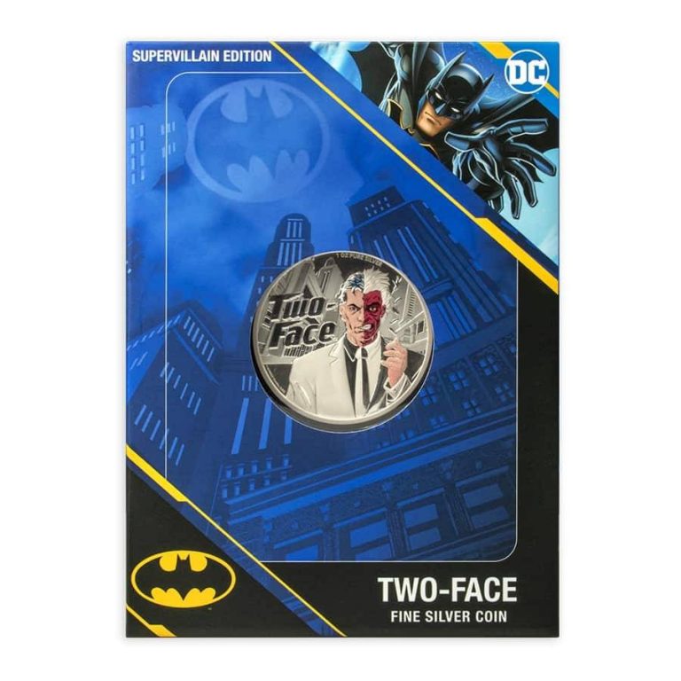 2022 PAMP DC Comics Two-Face 1 oz Silver - CoinsTV
