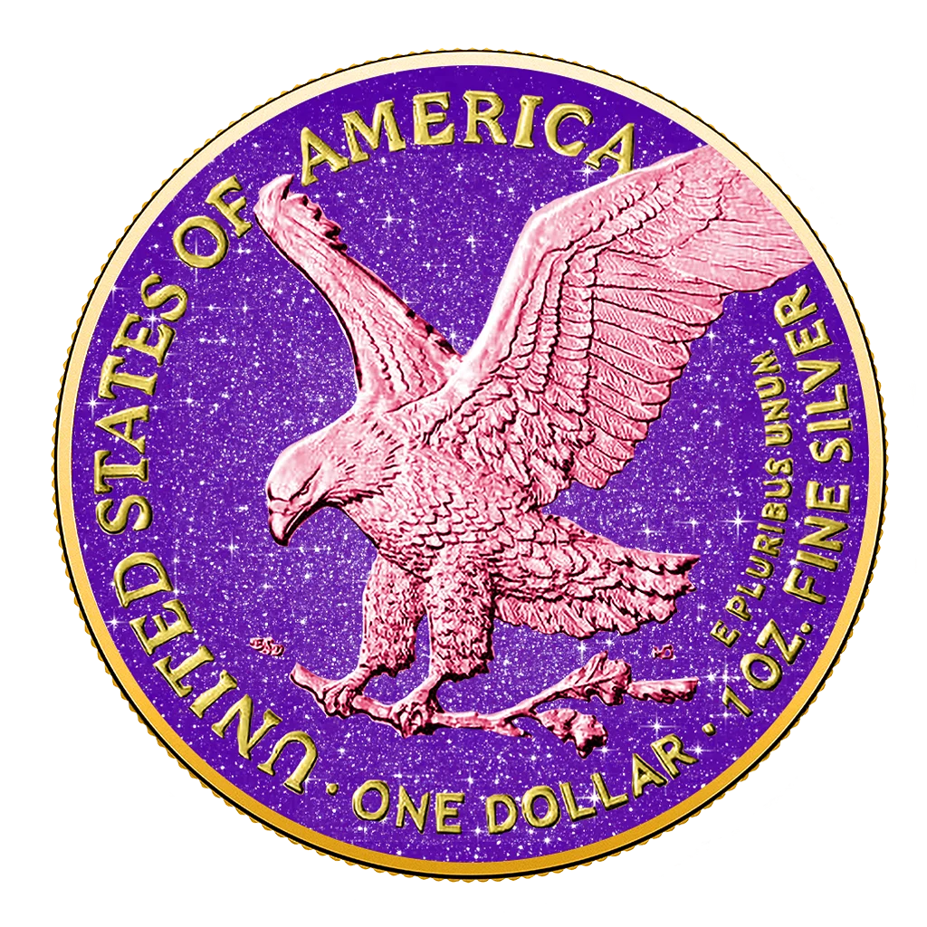 2026 U.S. Eagle Royal Amethyst Edition 1 oz Silver Coin