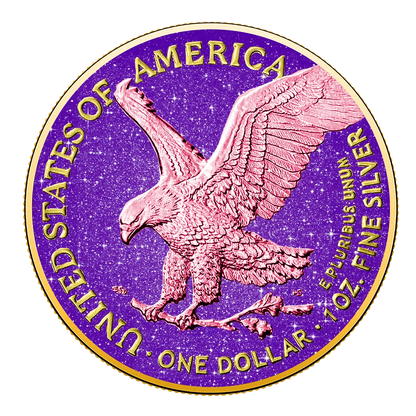 2026 U.S. Eagle Royal Amethyst Edition 1 oz Silver Coin