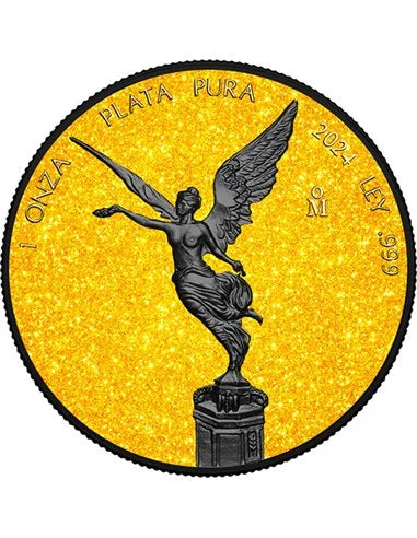 2024-2025 Black Platinum & Golden Dust Edition 3 pc Set 1 oz Silver Coin - CoinsTV