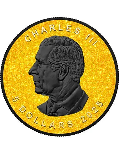 2024-2025 Black Platinum & Golden Dust Edition 3 pc Set 1 oz Silver Coin - CoinsTV