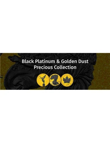 2024-2025 Black Platinum & Golden Dust Edition 3 pc Set 1 oz Silver Coin - CoinsTV