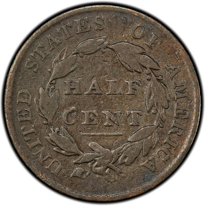 1809-1836 Classic Head Half Cent - VG