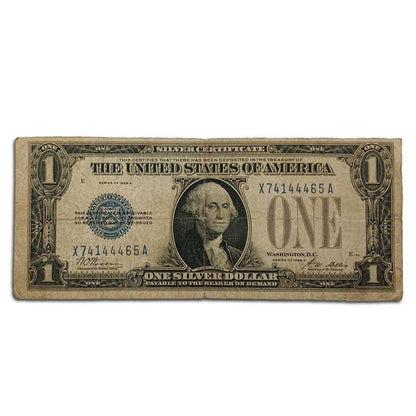 1928 $1 Silver Certificate - Funnyback - CoinsTV