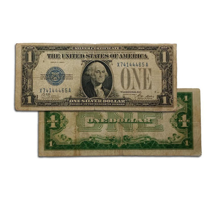 1928 $1 Silver Certificate - Funnyback - CoinsTV