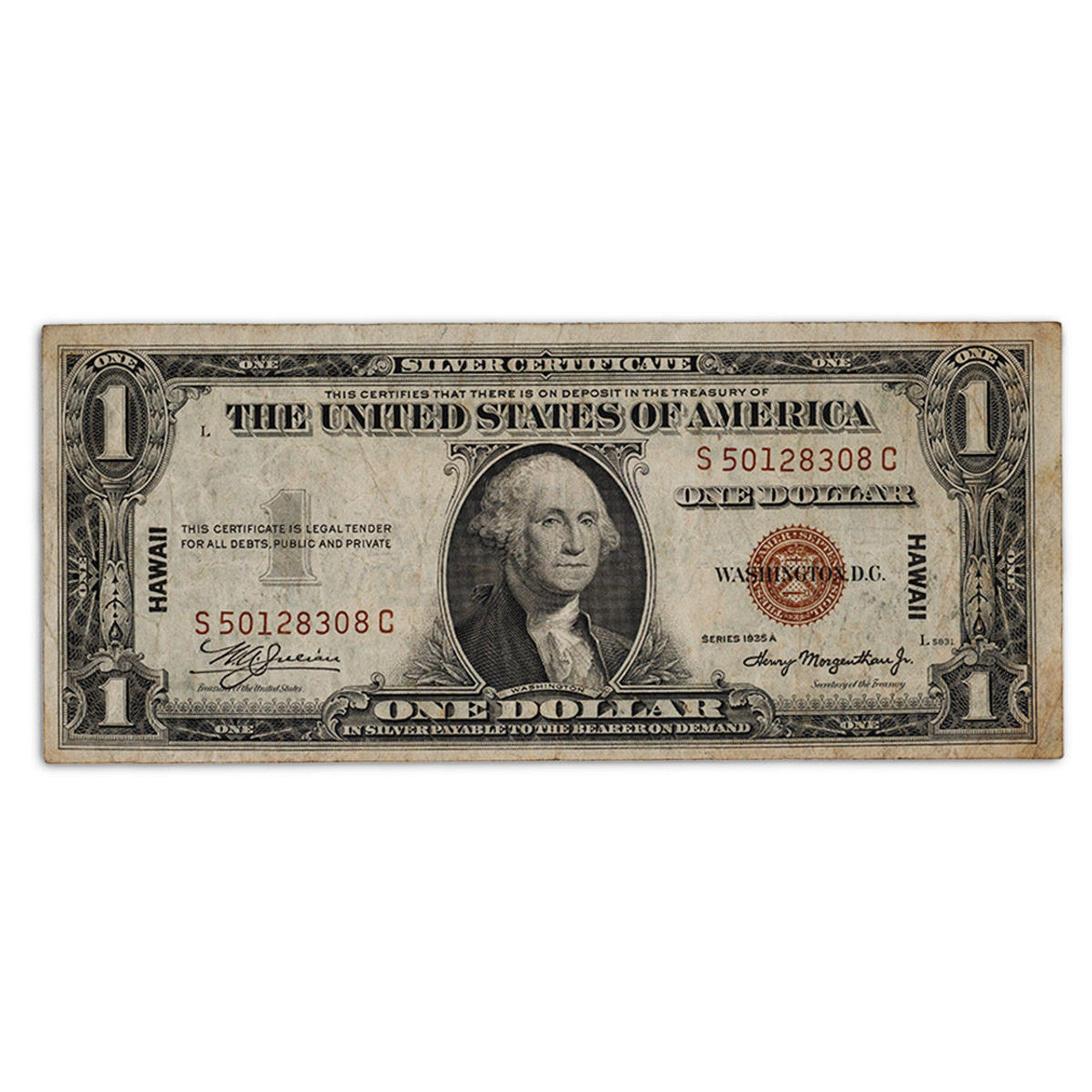1935-A $1 Hawaii Silver Certificate - WWII Issue - CoinsTV