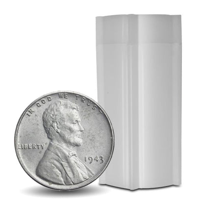 1943 Lincoln Steel Cent - Roll of 50 - CoinsTV