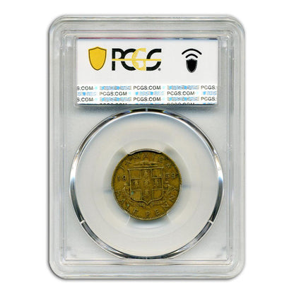 Jamaican Half Penny - World Trade Center Recovery - PCGS WTC Label