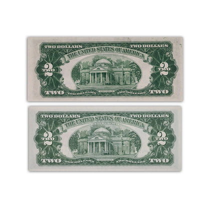 1953 and 1963 $2 Bill Collectors 2pc Set - AU to BU - CoinsTV