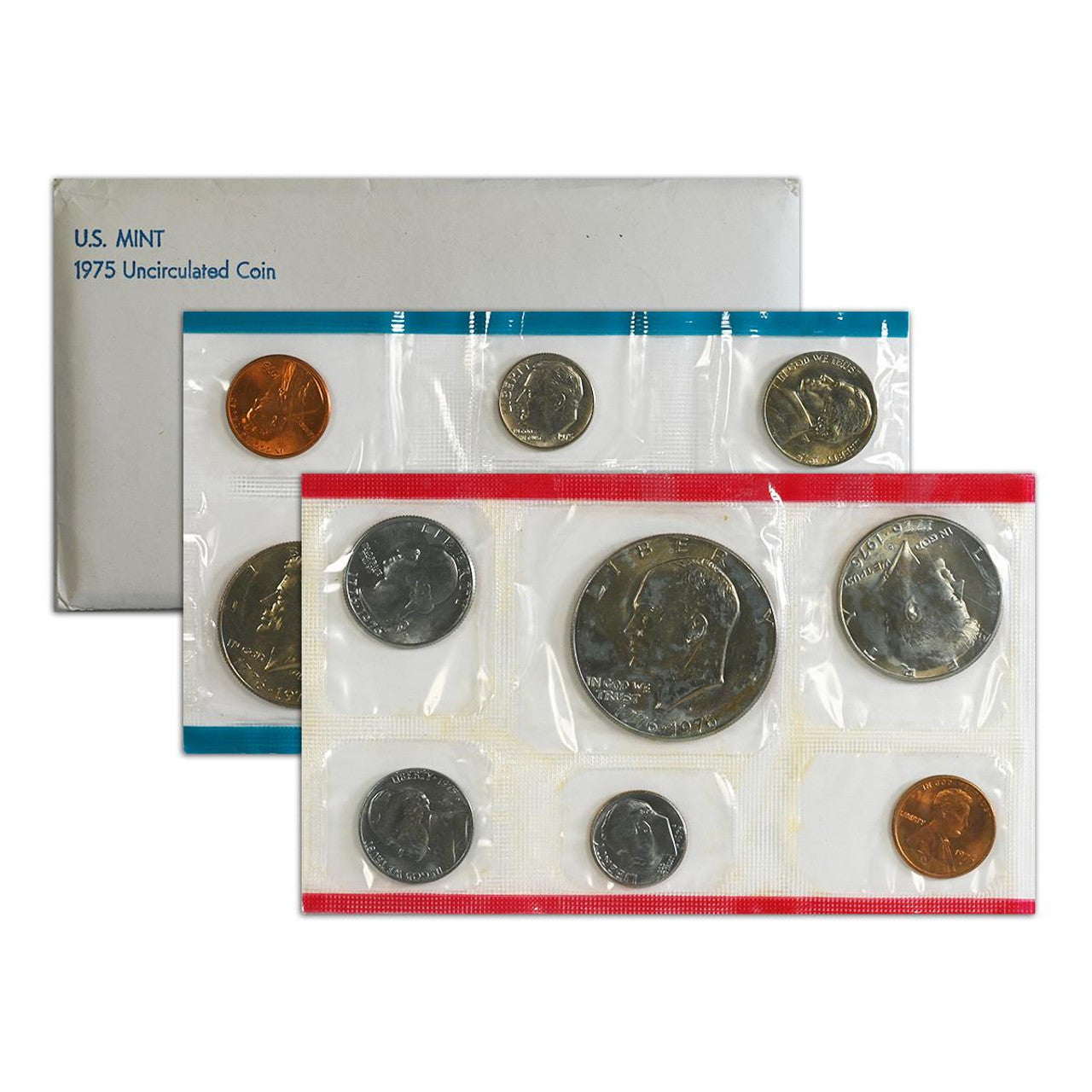 1975 Proof and Mint Set - The Lost Year - 2pc Set - CoinsTV