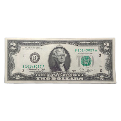 1976 $2 Federal Reserve Note Uncirculated - Declaration of Independence - CoinsTV
