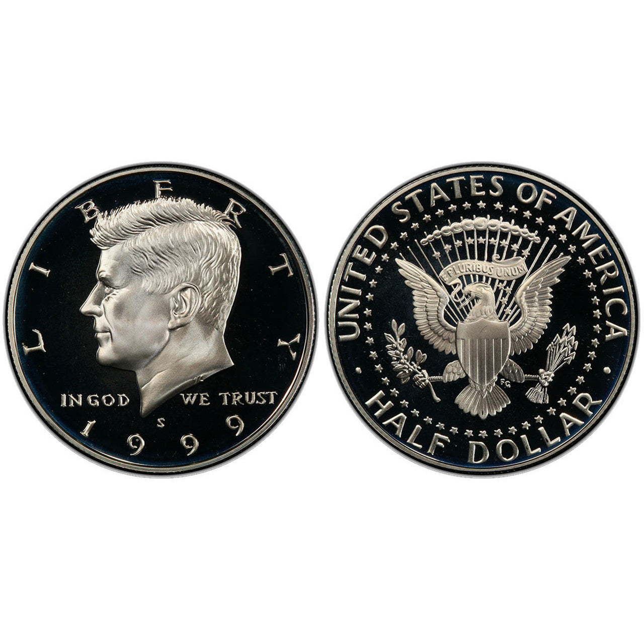 1999 Kennedy Silver Half Dollar Proof - Key Date - CoinsTV