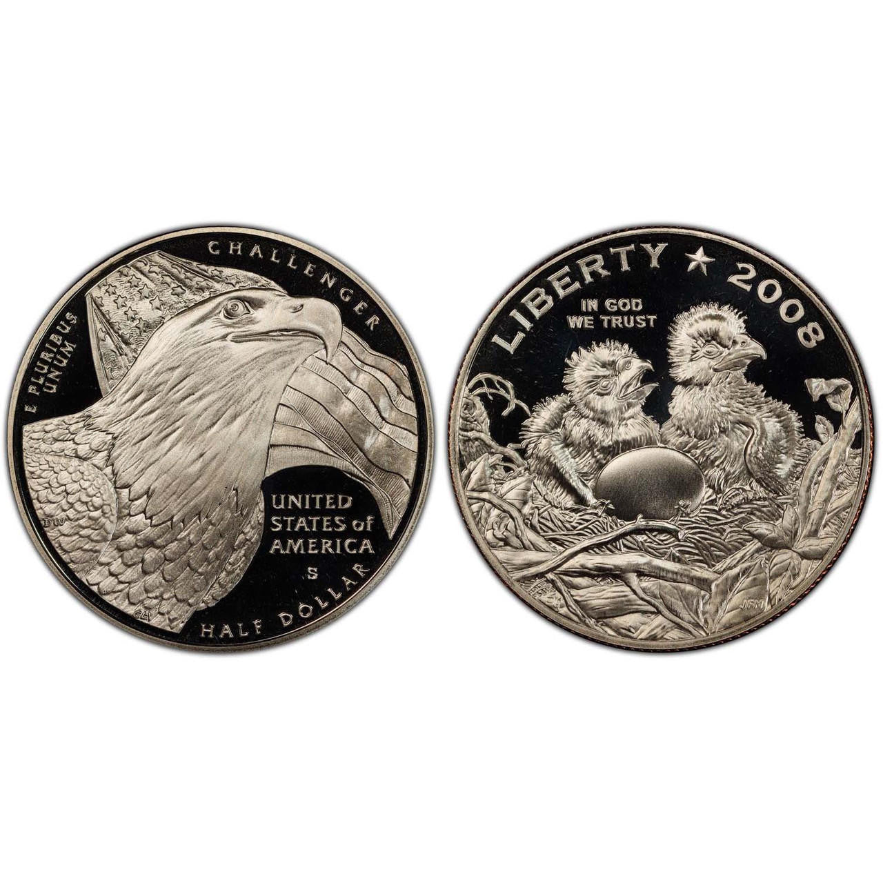 2008-S Bald Eagle Commemorative Half Dollar – GEM Proof - CoinsTV