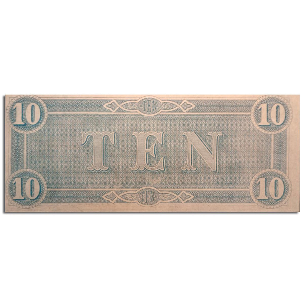 $10 Confederate States of America Note Uncirculated - Robert M. T. Hunter - CoinsTV