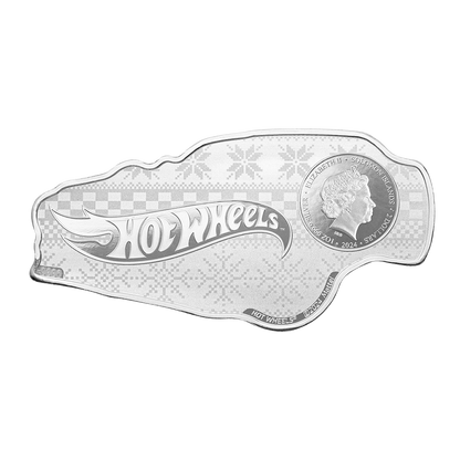 2024 Solomon Islands Hot Wheels Holiday Night Shifter Mystery Box 1 Oz Silver Coin - CoinsTV