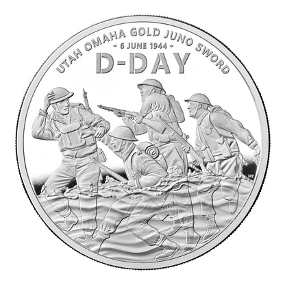 2024 Great Britain D-Day 80th Ann. Proof 1 oz Silver Coin - CoinsTV