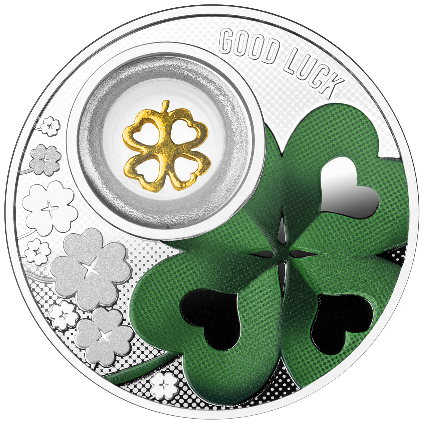 2024 Cameroon Good Luck Clover 14.4g Silver Coin - CoinsTV