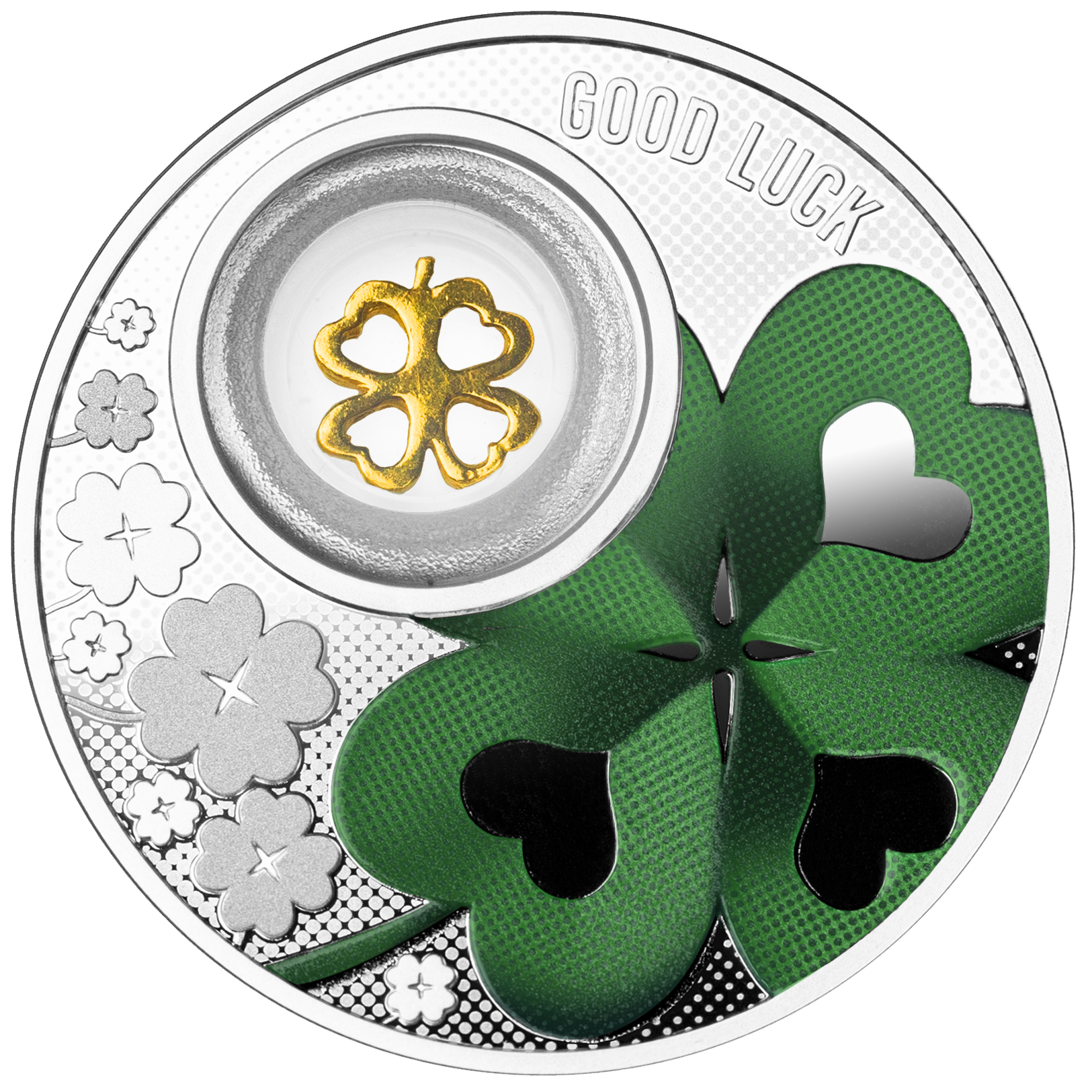2024 Cameroon Good Luck Clover 14.4g Silver Coin - CoinsTV