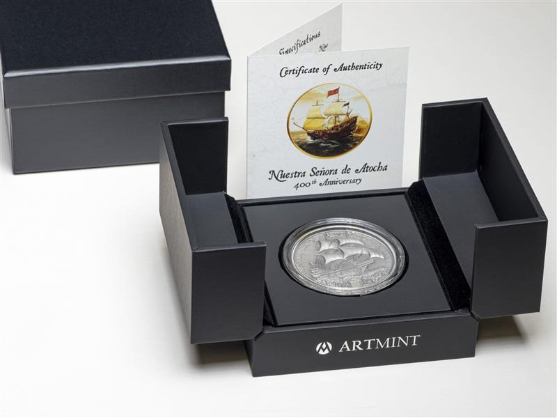 2022 Niue Atocha Shipwreck 2 oz Silver Coin - CoinsTV