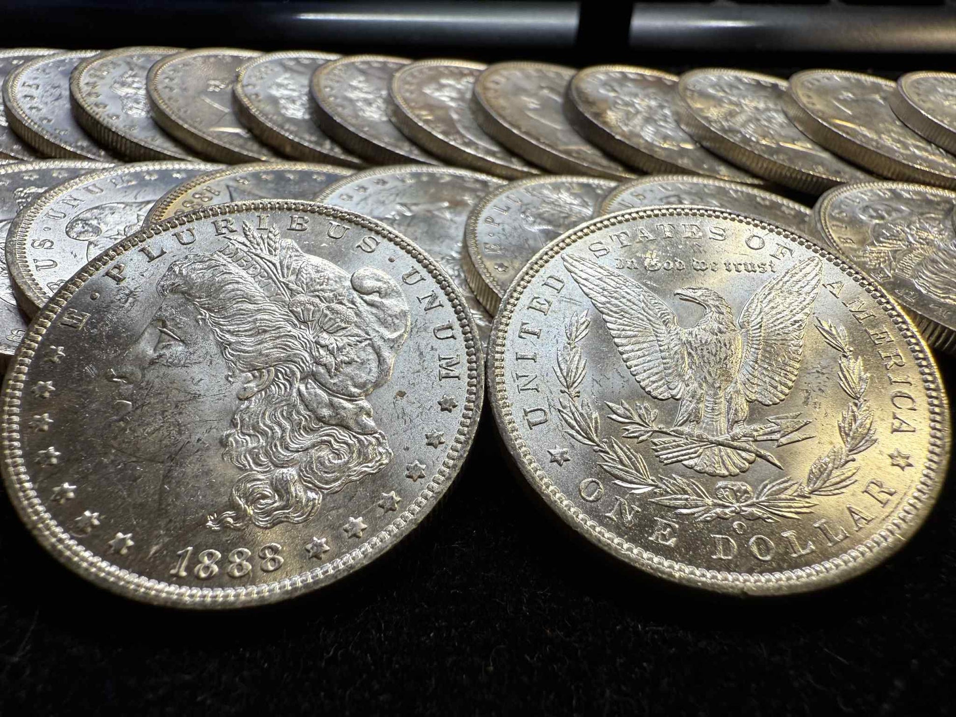 1888 Morgan Silver Dollar New Orleans - Brilliant Uncirculated - CoinsTV