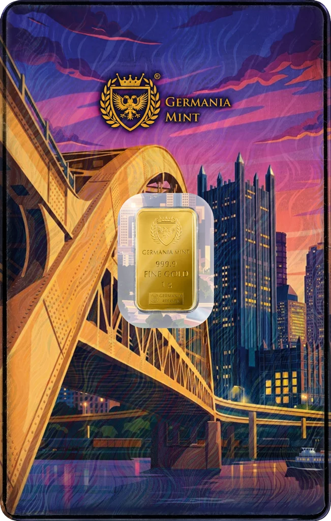 2026 Germania Mint ANA Edition 1g Gold Bar in Card