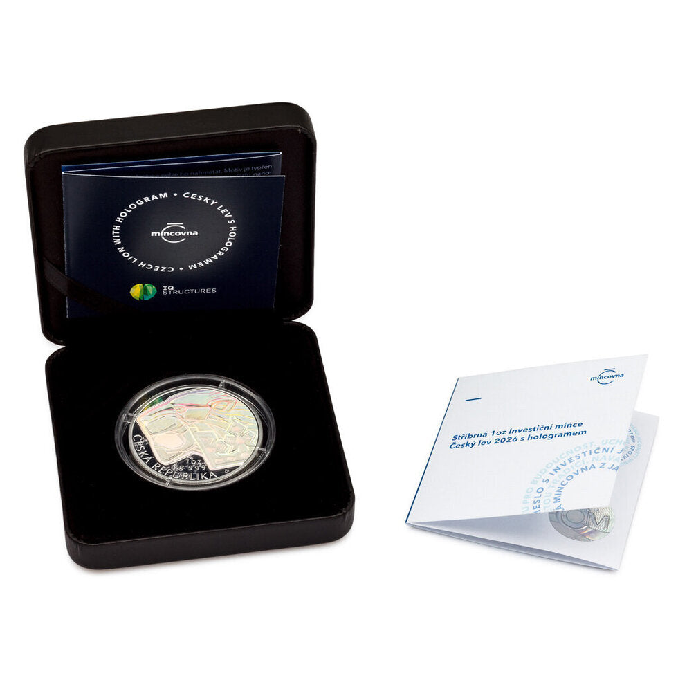 2026 Niue Czech Lion Hologram 1 oz Silver Coin - NGC PF70 UCAM