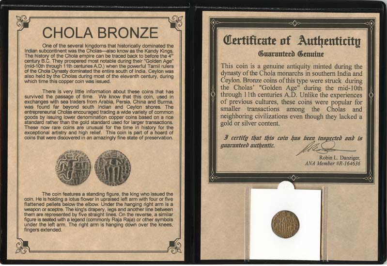 Chola Dynasty Coin (Album) - CoinsTV