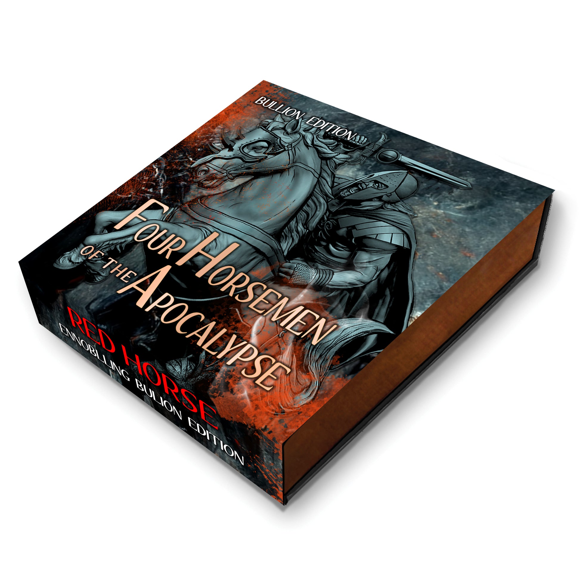 2024 Carpathian Four Horseman Red Horse Multimetal Edition 1 oz Silver Coin - CoinsTV