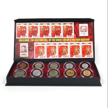 Cold War: The Rise & Fall of the Soviet Union and the Iron Curtain (10 Coin Box) - CoinsTV