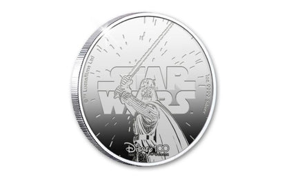 2023 Samoa Star Wars Darth Vader 1 oz Silver - CoinsTV