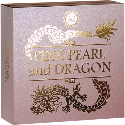 2024 Niue Pink Pearl & Dragon 2 oz Silver Coin - CoinsTV